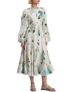 Ted Baker Utala Linen Dress - White