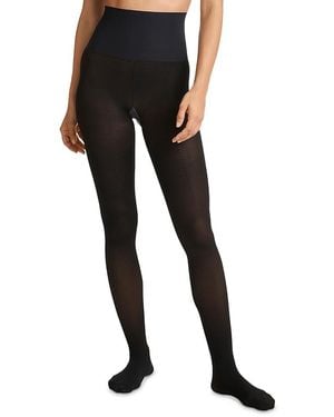 Commando Rib-Knit Tights - Black