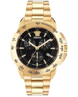 Versace V-Sport Chronograph, 44Mm - Metallic