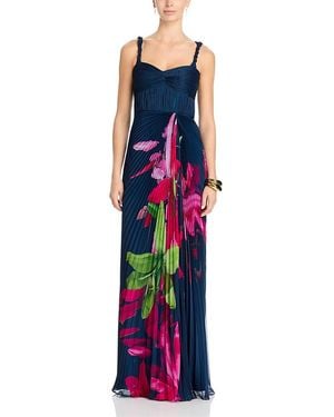 AMUR Drea Pleated Gown - Multicolor