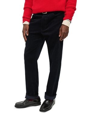 Alex Mill Slim Straight Fit Corduroy Pants - Black