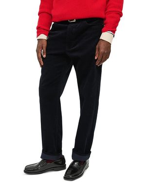Alex Mill Slim Straight Fit Corduroy Pants - Black
