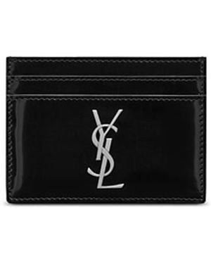 Saint Laurent Cassandre Card Case - White