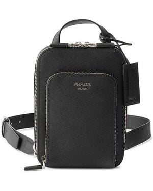Prada Saffiano Leather Backpack - Black