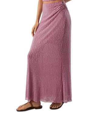 ViX Anora Swim Cover Up Maxi Skirt - Purple