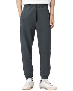 AllSaints Raven Cotton Regular Fit Sweatpants - Blue