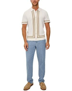 Rails Leo Stripe Shirt - Blue