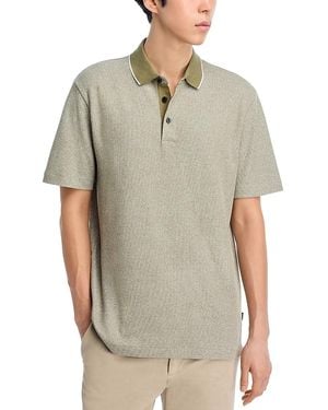 BOSS Mercerized Cotton Polo Shirt - Gray