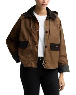Barbour Adina Waxed Jacket - Brown
