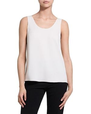 Theory Scoop Neck Tank Top - White