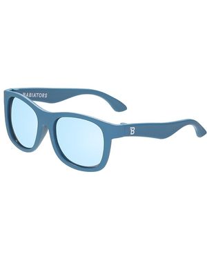 Babiators Polarized Navigator With Mirror Sunglasses - Blue