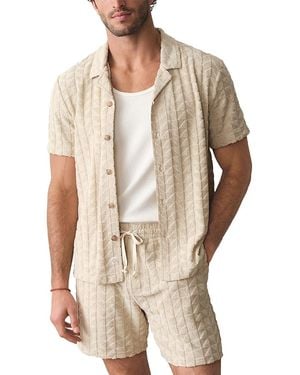 Marine Layer Leo Terry Resort Shirt - Natural