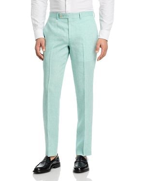 Robert Graham Delave Linen Slim Fit Suit Pants - Blue