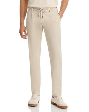 Eleventy Jersey Jogger Trousers - Natural