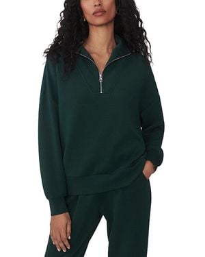 Varley Hawley Half Zip Sweatshirt - Green