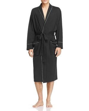 Daniel Buchler Peruvian Pima Cotton Robe - Black