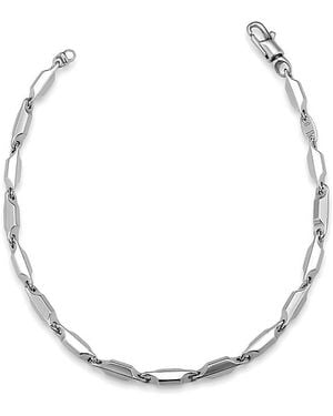 Oradina Sterling Marine Link Bracelet - White