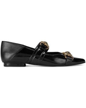 Kurt Geiger Mansion Pointed Flats - Black