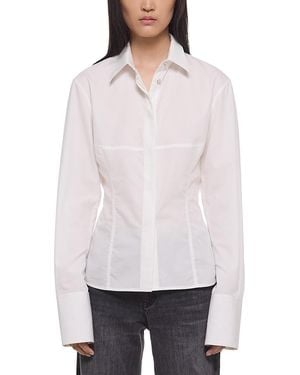 Helmut Lang Cotton Corset Shirt - White