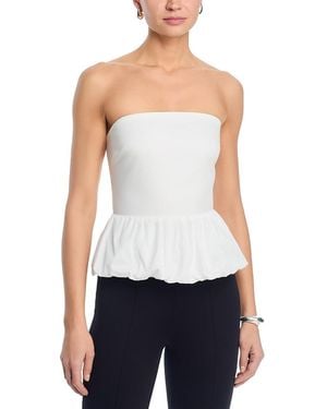 Lucy Paris Ariana Strapless Top - White