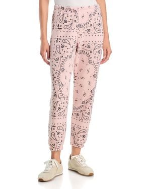 Aviator Nation Bandana Pull On Sweatpants - Pink