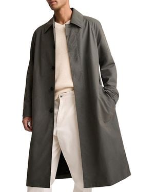 Vince Single Breasted Trench Coat - Black