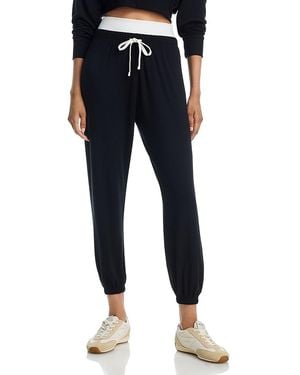 Splits59 Andie Dual Waist Fleece Sweatpants - Blue