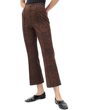 Rag & Bone Irina Ponte Jacquard Pants - Brown