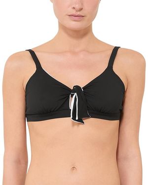 Max Mara Bchabatina Reversible Bikini Top - Black
