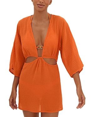 ViX Vix Allie Short Swim Cover-Up - Orange