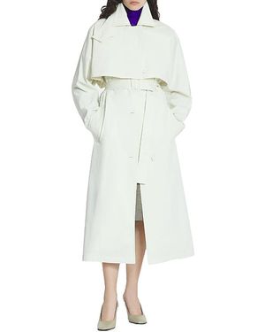 Lanvin Cotton Trench Coat - White