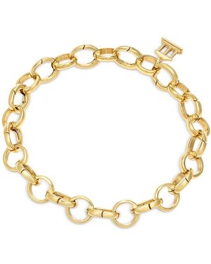 Temple St. Clair 18K Classic Open Link Bracelet - Metallic