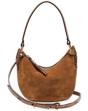 Ba&sh Swing Suede Shoulder Bag - Brown