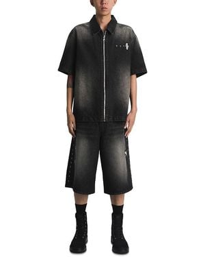 RTA 14 Gradient Bermuda Shorts - Black