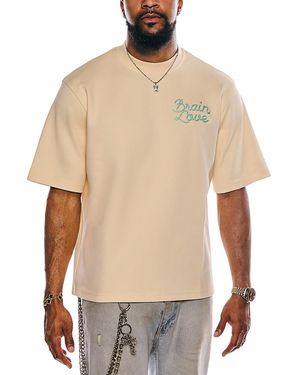 Brain Love Love You T Shirt - Natural