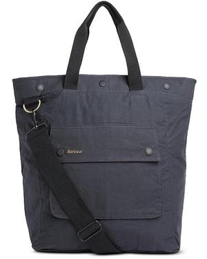Barbour Transport 3 Way Tote Bag Backpack - Black
