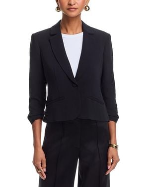 Cinq À Sept Le Petit Khloe Cropped Blazer - Blue
