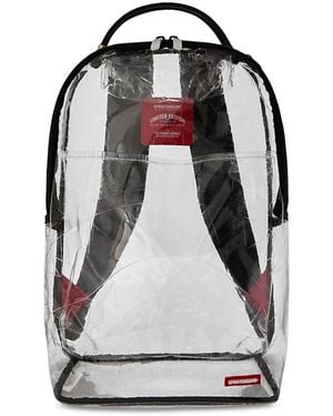Sprayground Embossed Graff Fully Clear Backpack - Black