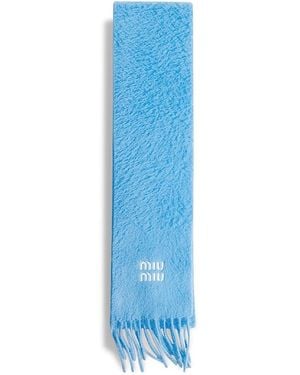 Miu Miu Cashmere Scarf - Blue