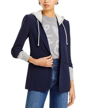 Cinq À Sept Khloe Hooded Blazer - Blue