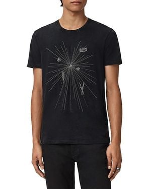 John Varvatos Eye & Elements Short Sleeve Graphic Tee - Black