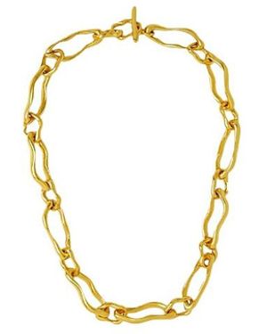 Ottoman Hands Etta Chain Necklace - Metallic