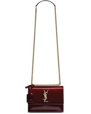 Saint Laurent Sunset Small Bag - Red