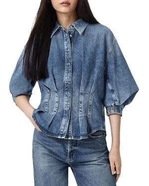 AllSaints Nancy Denim Shirt - Blue