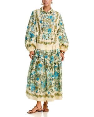 ALÉMAIS Sophia Shirt Dress - Blue