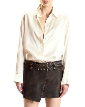 Cynthia Rowley Collectible Silk Shirt - White