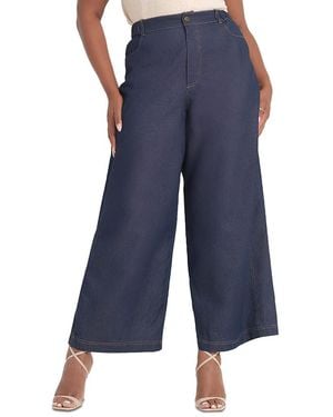 Estelle Dakota Wide Leg Jeans - Blue
