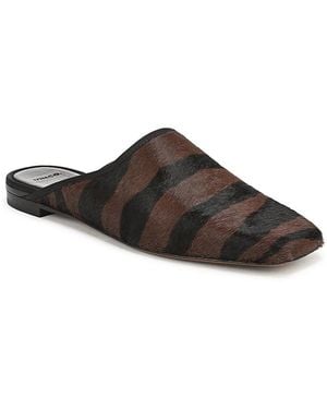 Vince Dakota Calf Hair Mules - Brown