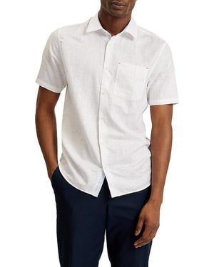 Ted Baker Short Sleeve Button Front Shirt - White