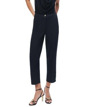 Nocturne Button Detail Pants - Blue